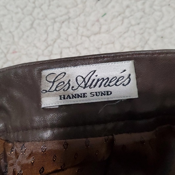 Genuine Soft Leather Pencil Skirt - Picture 7 of 8